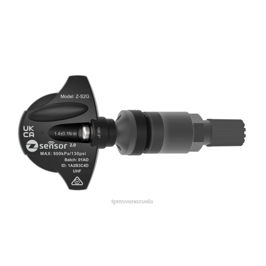 Sensor De Presión De Neumáticos Onix 2XXF4752 - Sensor tpms de repuesto original de rolls-royce - oe p/n a0009054104, 36106887147 frecuencia 433mhz vástago de válvula de metal - gris oscuro
